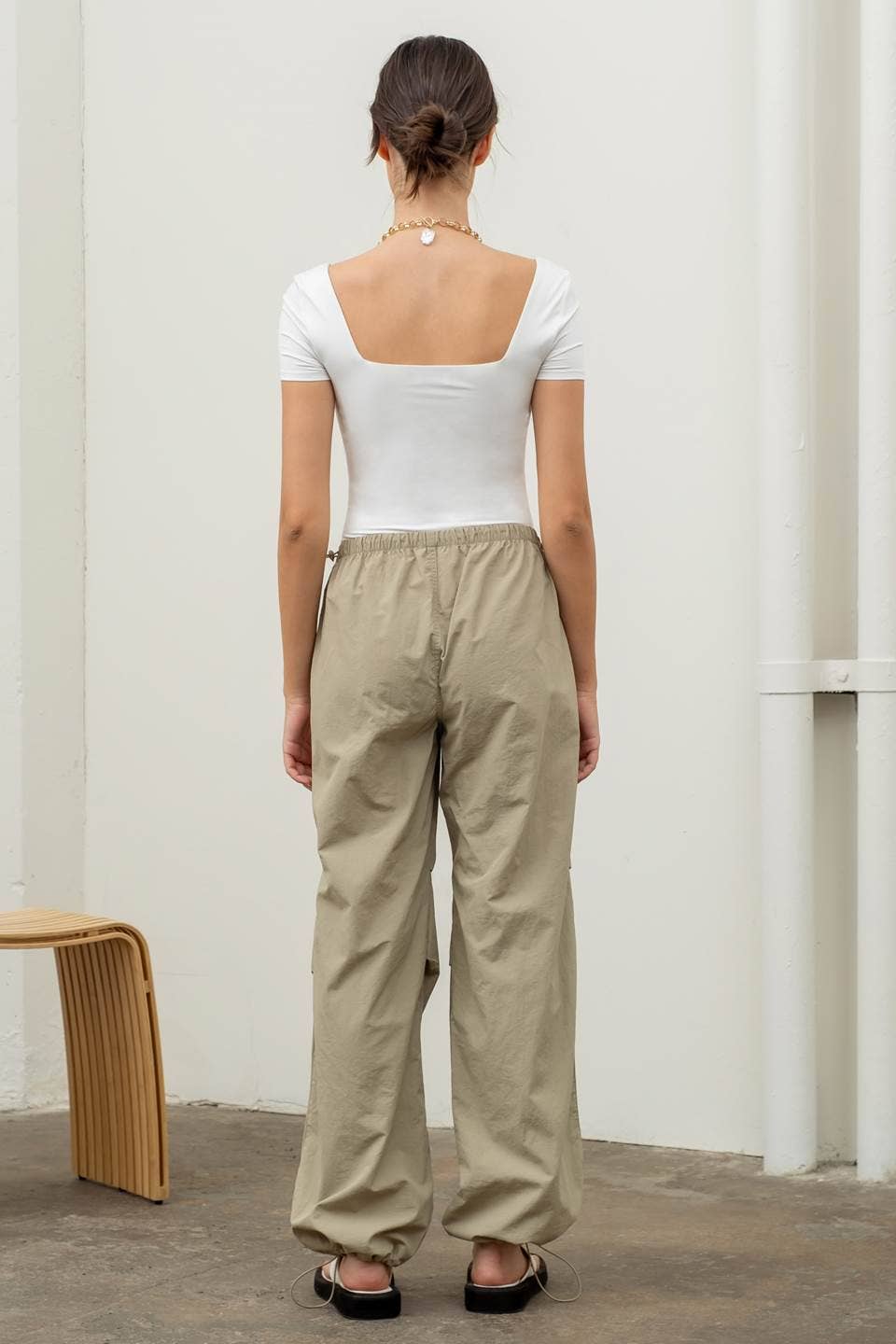 Aspen Drawstring Wide Leg Pants